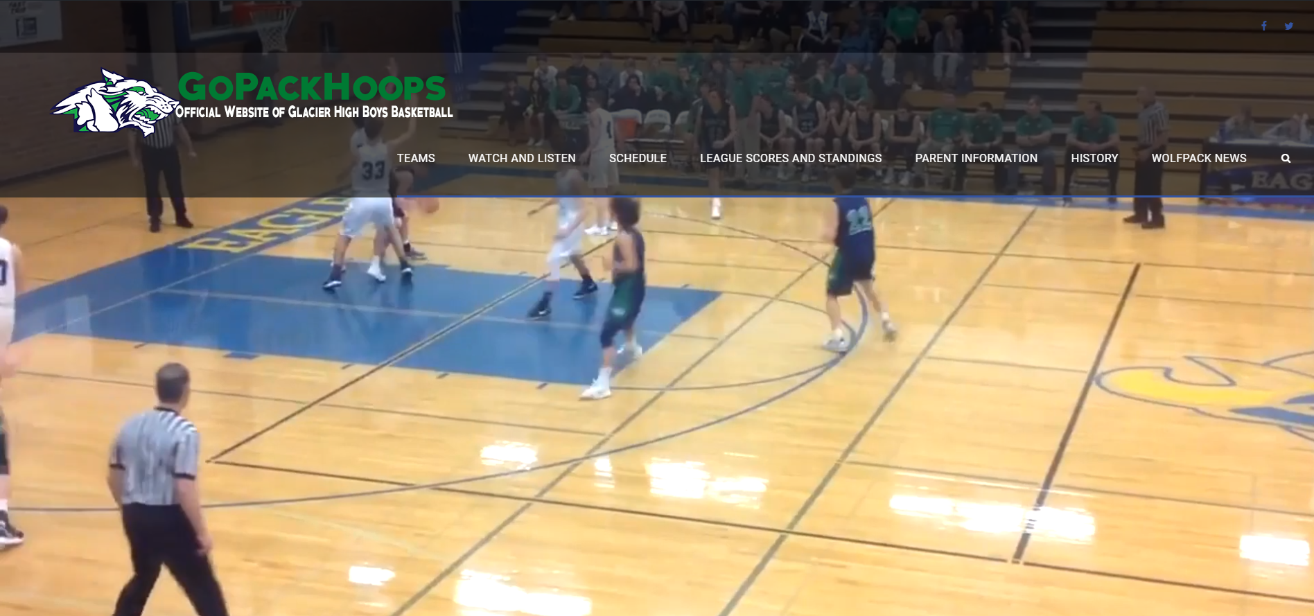 glacier high school boys basketball screenshot